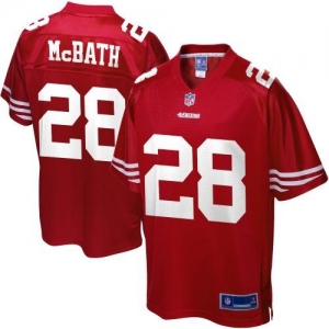 Pro Line Men's San Francisco 49ers Darcel McBath Team Color Jers