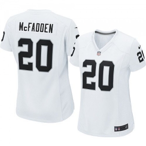 Nike Women's Oakland Raiders Darren McFadden Game White Jersey