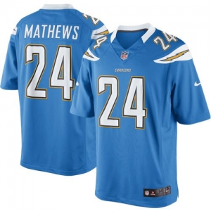 Nike Ryan Mathews San Diego Chargers The Limited Jersey - Powder