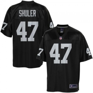 Pro Line Men's Oakland Raiders Mickey Shuler Team Color Jersey