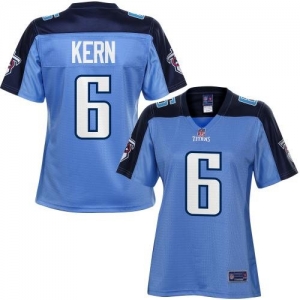 Pro Line Women's Tennessee Titans Brett Kern Team Color Jersey