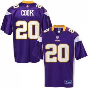 Pro Line Men's Minnesota Vikings Chris Cook Team Color Jersey