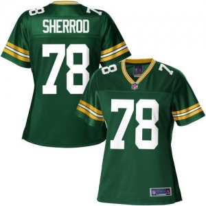 Pro Line Women's Green Bay Packers Derek Sherrod Team Color Jers