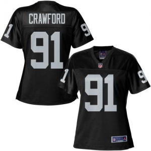 Pro Line Women's Oakland Raiders Jack Crawford Team Color Jersey