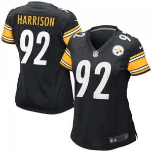 Nike James Harrison Pittsburgh Steelers Women's Game Jersey - Bl