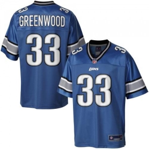 Pro Line Men's Detroit Lions Chris Greenwood Team Color Jersey