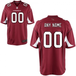 Nike Men's Arizona Cardinals Customized Team Color Game Jersey