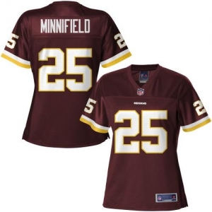 Pro Line Women's Washington Redskins Chase Minnifield Team Color