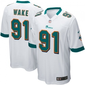 Nike Cameron Wake Miami Dolphins Youth Game Jersey - White -