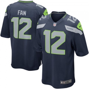 Nike Seattle Seahawks 12th Fan Game Jersey - College Navy