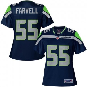 Pro Line Women's Seattle Seahawks Heath Farwell Team Color Jerse