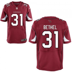 Pro Line Men's Arizona Cardinals Justin Bethel Team Color Jersey