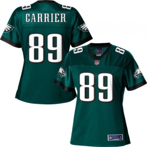 Pro Line Women's Philadelphia Eagles Derek Carrier Team Color Je