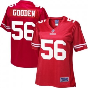 Pro Line Women's San Francisco 49ers Tavares Gooden Team Color J