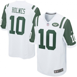 Nike Santonio Holmes New York Jets Game Jersey - White