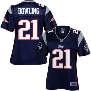 Pro Line Women's New England Patriots Ras-I Dowling Team Color J