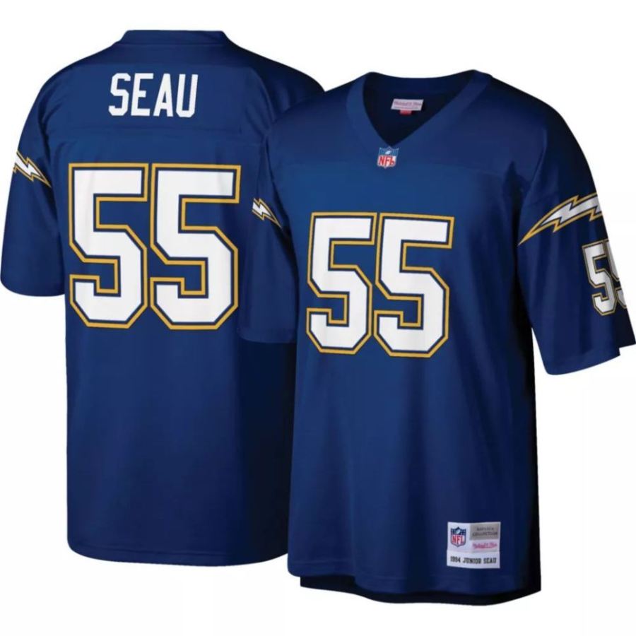 Mitchell & Ness Men's San Diego Chargers Junior Seau #55 Navy 19