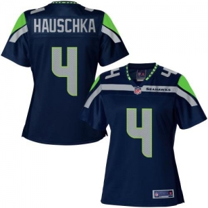 Pro Line Women's Seattle Seahawks Steven Hauschka Team Color Jer