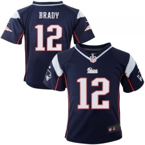 Nike Tom Brady New England Patriots Toddler Game Jersey - Navy B