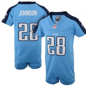 Nike Chris Johnson Tennessee Titans Newborn Game Romper Jersey -