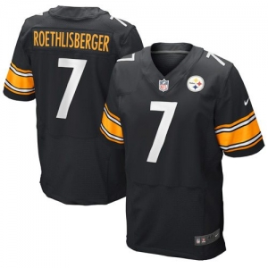 Nike Ben Roethlisberger Pittsburgh Steelers Elite Jersey - Black