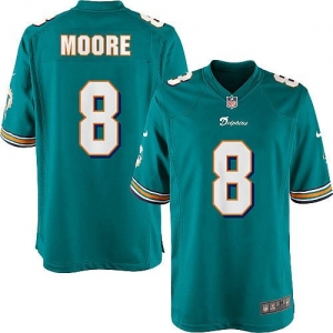 Nike Matt Moore Miami Dolphins Youth Game Jersey - Aqua