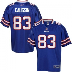 Pro Line Men's Buffalo Bills Mike Caussin Team Color Jersey