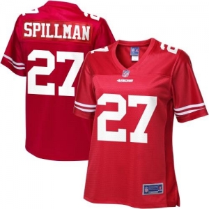 Pro Line Women's San Francisco 49ers C.J. Spillman Team Color Je