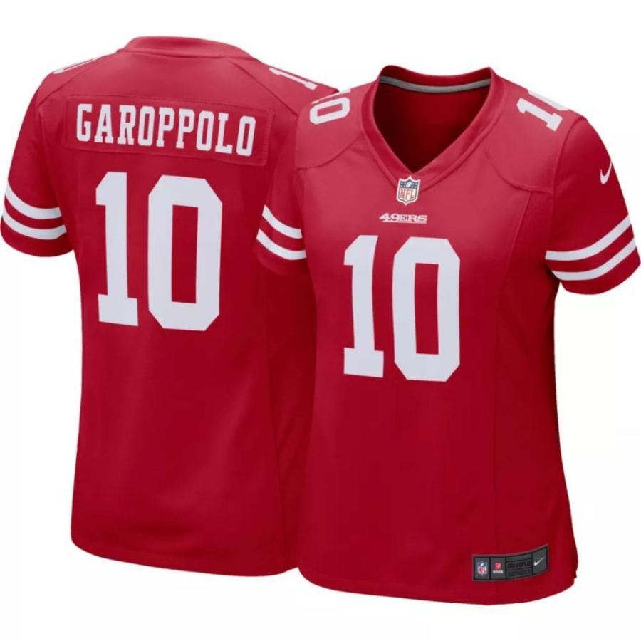 Nike Women's San Francisco 49ers Jimmy Garoppolo #10 Red Game Je