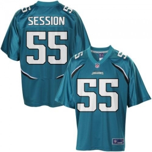 Pro Line Men's Jacksonville Jaguars Clint Session Team Color Jer