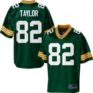 Pro Line Men's Green Bay Packers Ryan Taylor Team Color Jersey