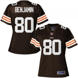 Pro Line Women's Cleveland Browns Travis Benjamin Team Color Jer