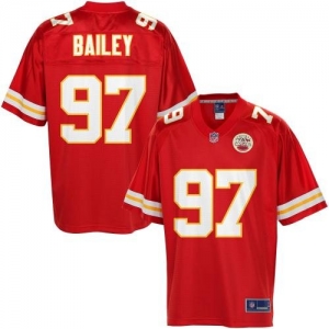 Pro Line Men's Kansas City Chiefs Allen Bailey Team Color Jersey