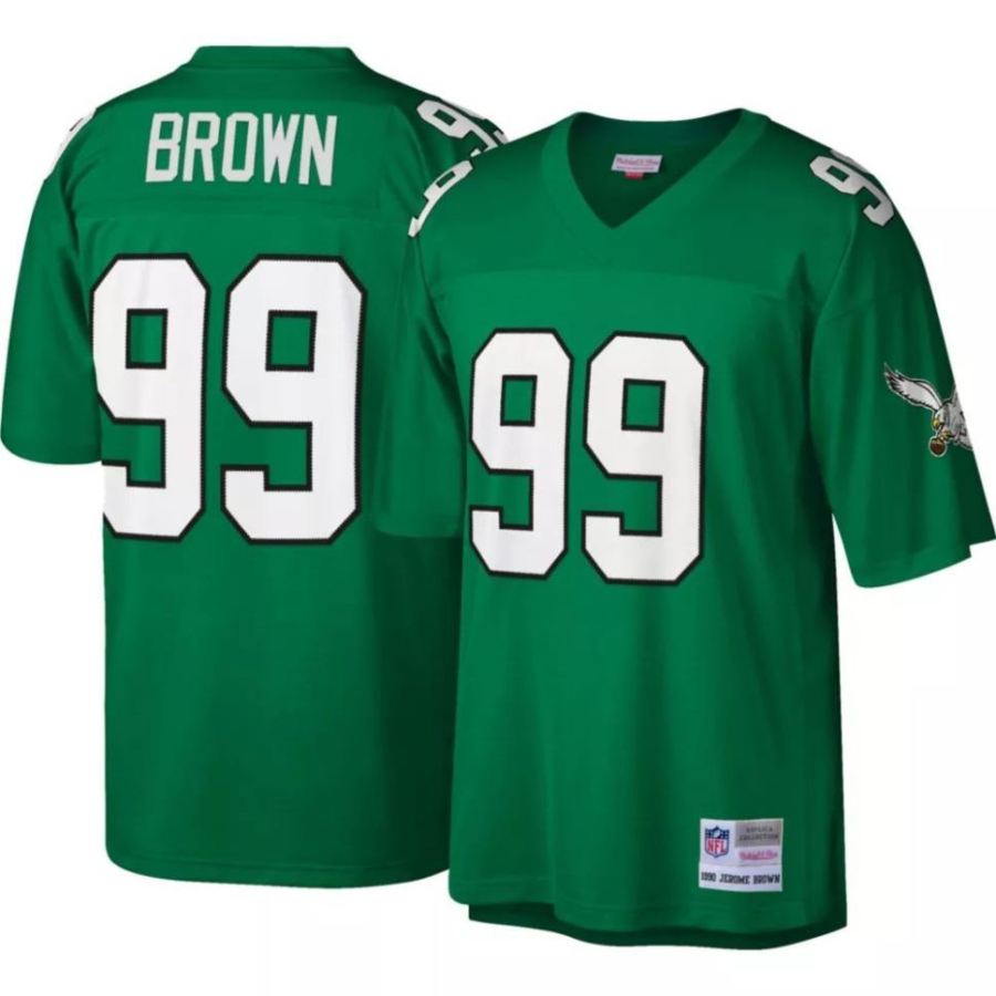 Mitchell & Ness Men's Philadelphia Eagles Jerome Brown #99 Green