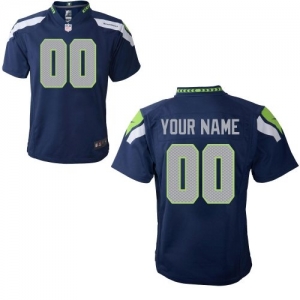 Nike Seattle Seahawks Preschool Customized Team Color Game Jerse