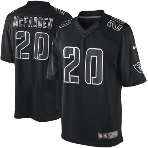 Nike Darren McFadden Oakland Raiders Impact Twill Jersey - Black