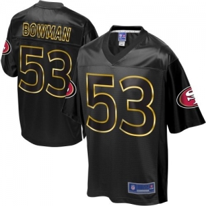 Pro Line Men's San Francisco 49ers NaVorro Bowman Black Fashion