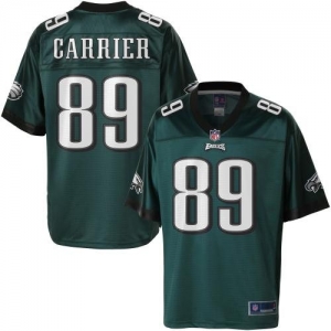 Pro Line Men's Philadelphia Eagles Derek Carrier Team Color Jers