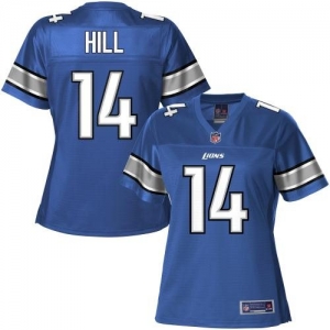 Pro Line Women's Detroit Lions Shaun Hill Team Color Jersey