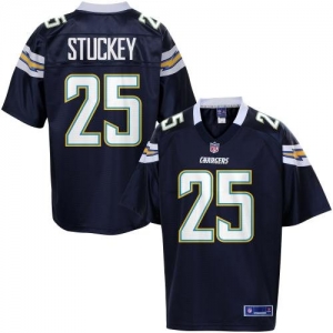 Pro Line Men's San Diego Chargers Darrell Stuckey Team Color Jer