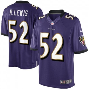 Nike Ray Lewis Baltimore Ravens Youth The Limited Jersey - Purpl