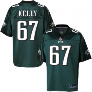 Pro Line Men's Philadelphia Eagles Dennis Kelly Team Color Jerse