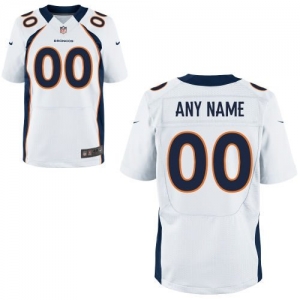 Nike Denver Broncos Customized Elite Jersey - White