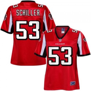 Pro Line Women's Atlanta Falcons Pat Schiller Team Color Jersey