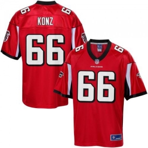 Pro Line Men's Atlanta Falcons Peter Konz Team Color Jersey