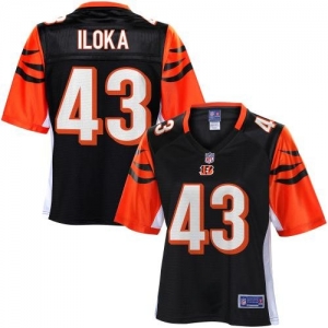 Pro Line Women's Cincinnati Bengals George Iloka Team Color Jers