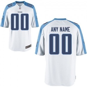 Nike Men's Tennessee Titans Customized White Game Jersey