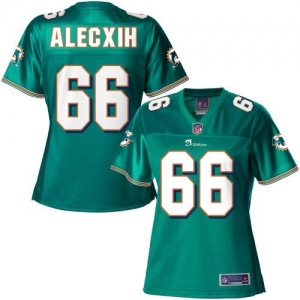 Pro Line Women's Miami Dolphins Chas Alecxih Team Color Jersey