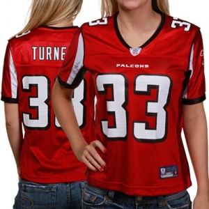 Reebok Michael Turner Atlanta Falcons Women's Replica Jersey - R