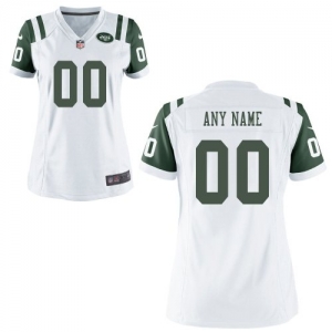 Nike Women's New York Jets Customized White Game Jersey